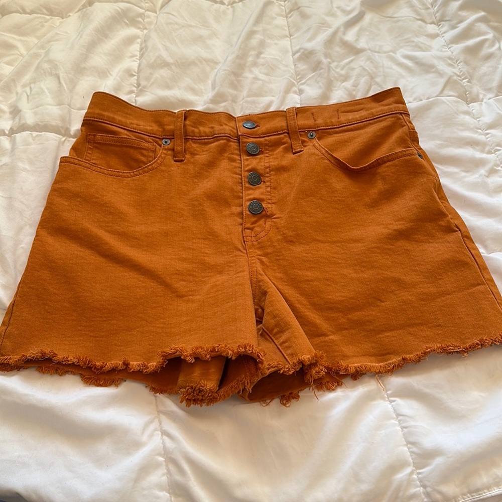 Madewell high rise shorts size 28